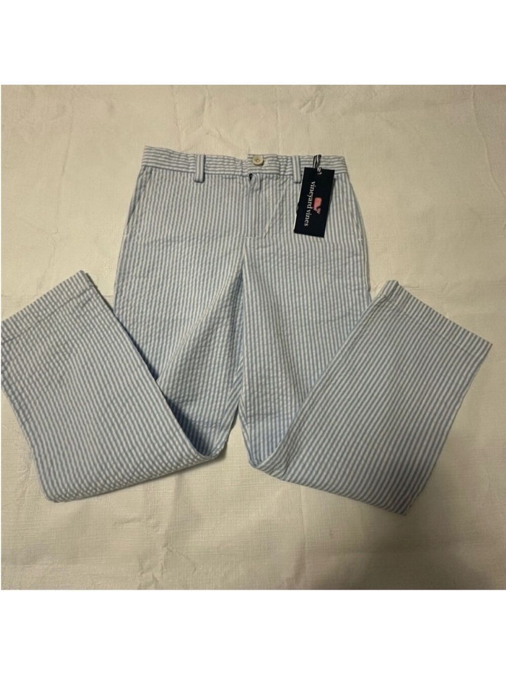 Boys Striped Pants - Blue